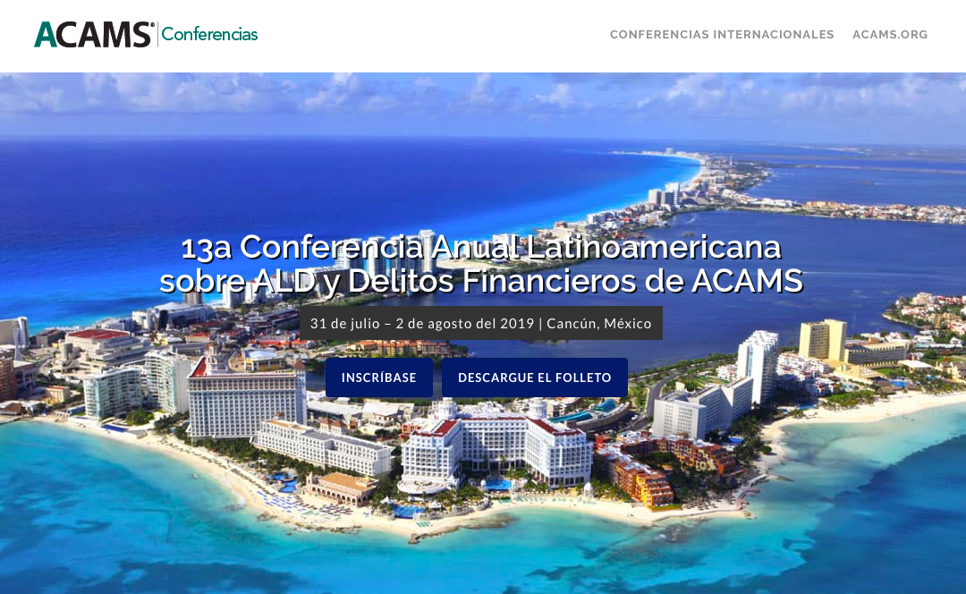 La 13ª Conferencia Anual Latinoamericana sobre ALD y Delitos Financieros de ACAMS